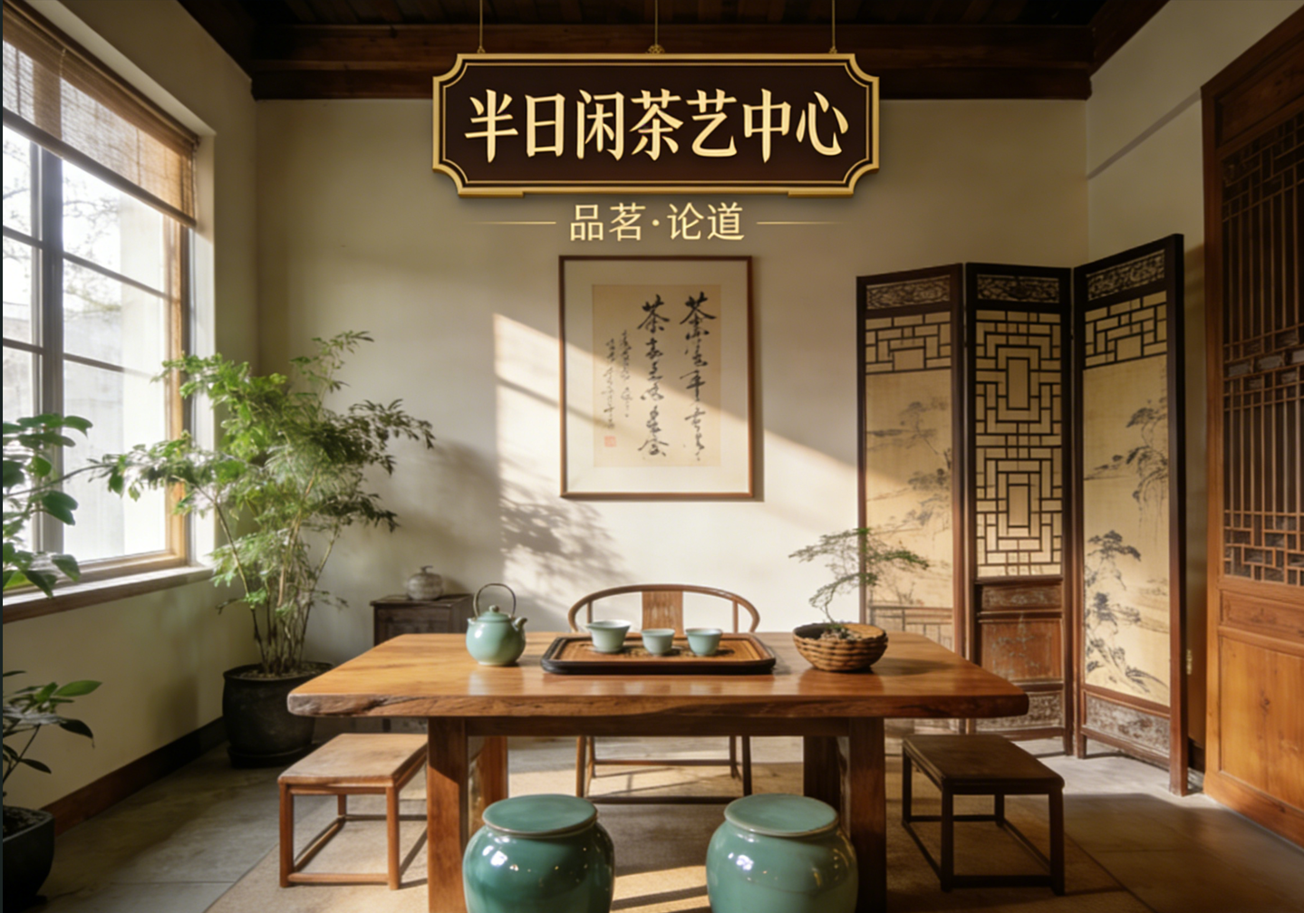 半日闲茶艺中心 - 偷得浮生半日，坐享一盏茶香